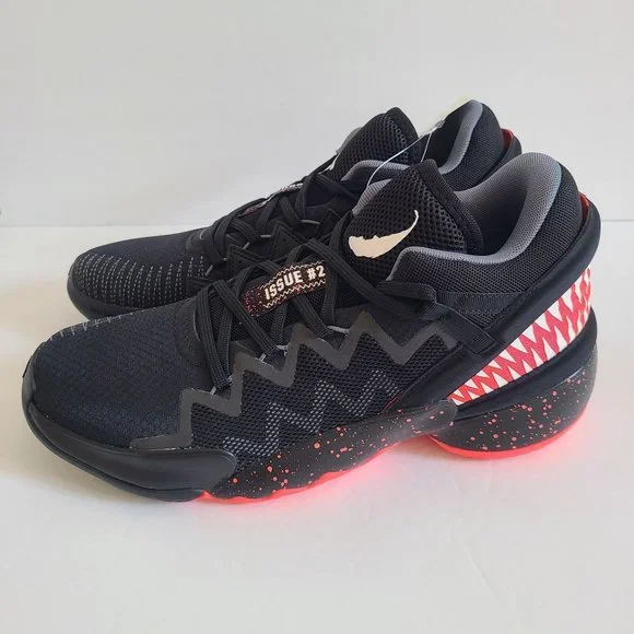 adidas gazelle silver green womens Adidas D.O.N. Issue 2 Marvel Venom Basketball Shoes Mens Size 13 Black   ZeereeZ
